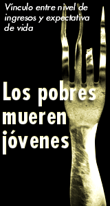 Los pobres mueren jóvenes