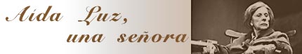 aida luz una señora