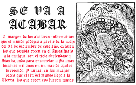 SE VA A ACABAR