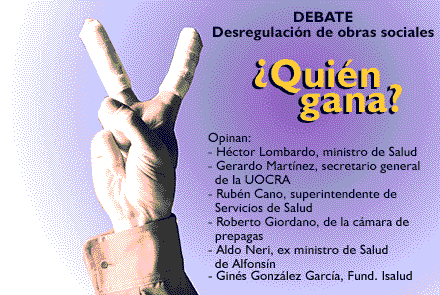 DESREGULACION DE OBRAS SOCIALES