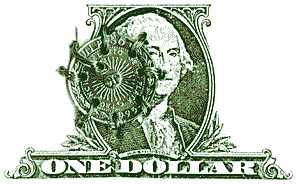 UN DOLAR , UN PESO