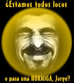 ¿Estamos todos locos o pasa una HORMIGA, Jorge?
