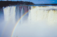 Desde una avioneta, vista de la profunda Garganta del Diablo.