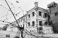 El viejo edificio ubicado sobre la avenida Caseros fue construido a fines del siglo XIX.