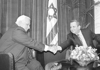 Ayer fue el segundo encuentro de Sharon y Barak en 48 horas.