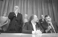 De la R&uacute;a ya apadrin&oacute;. L&oacute;pez Murphy explica. Colombo vigila. 