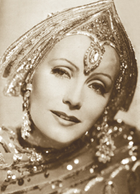 Greta Garbo, pedrería hollywoodense. 