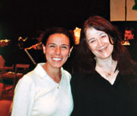 Virginia con MartHa Argerich.