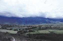 Una imagen del paisaje tucumano: los verdes cerros de Tafí del Valle.