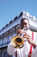 En cualquier hora del d&iacute;a, alguien sopla una trompeta en las calles de Nueva Orleans.