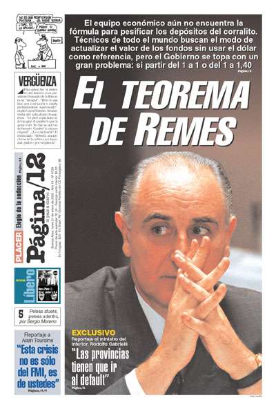 Tapa de la fecha 21-01-2002