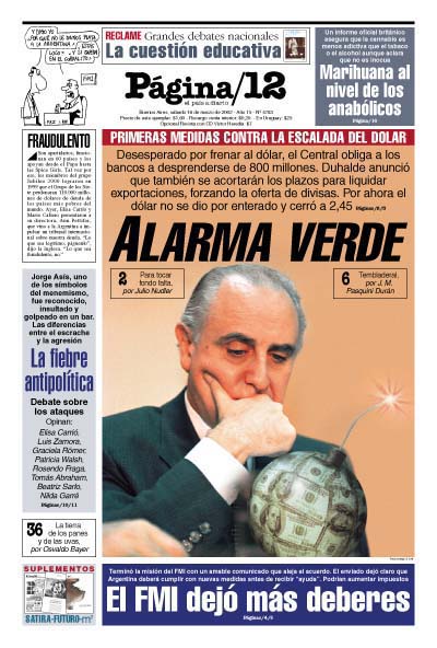 Tapa de la fecha 16-03-2002