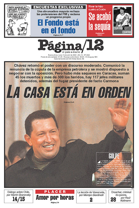 Tapa de la fecha 15-04-2002