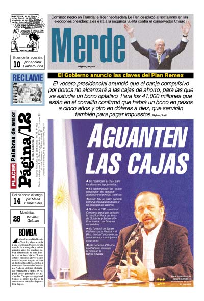 Tapa de la fecha 22-04-2002