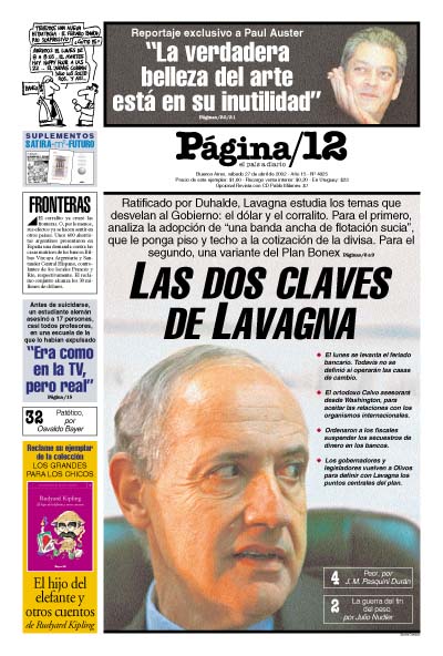 Tapa de la fecha 27-04-2002