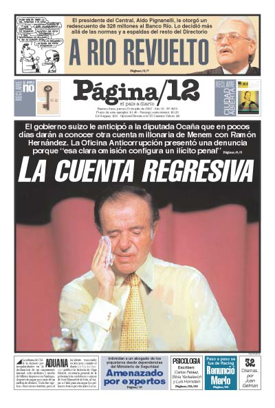 Tapa de la fecha 25-07-2002