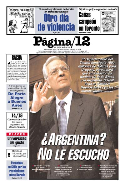Tapa de la fecha 05-08-2002