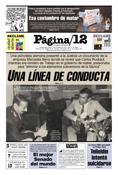 Tapa de la fecha 19-09-2002
