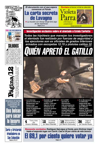 Tapa de la fecha 29-09-2002