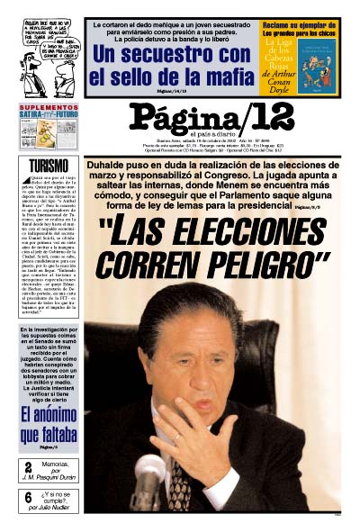 Tapa de la fecha 19-10-2002