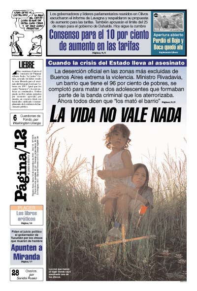 Tapa de la fecha 18-11-2002