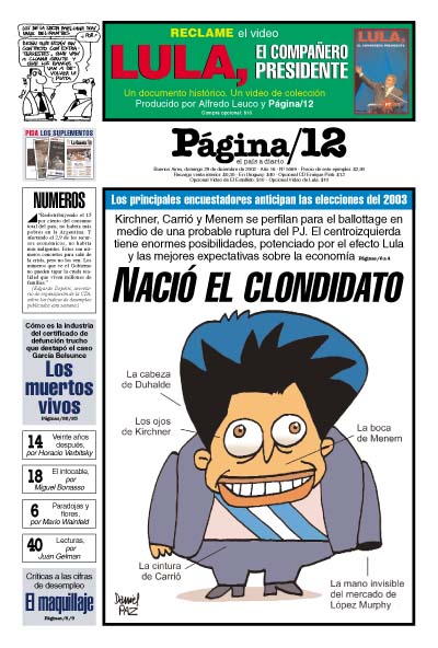 Tapa de la fecha 29-12-2002
