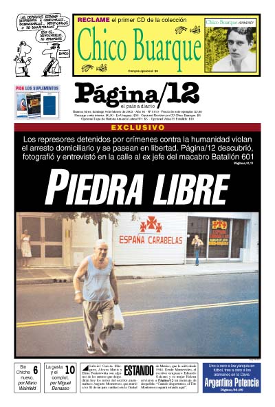 Tapa de la fecha 09-02-2003