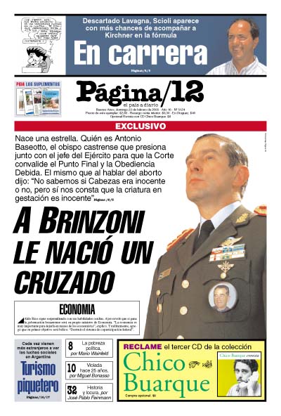 Tapa de la fecha 23-02-2003