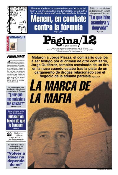 Tapa de la fecha 25-02-2003
