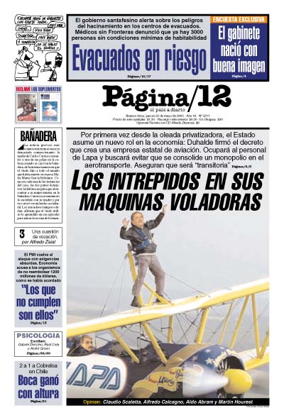 Tapa de la fecha 22-05-2003