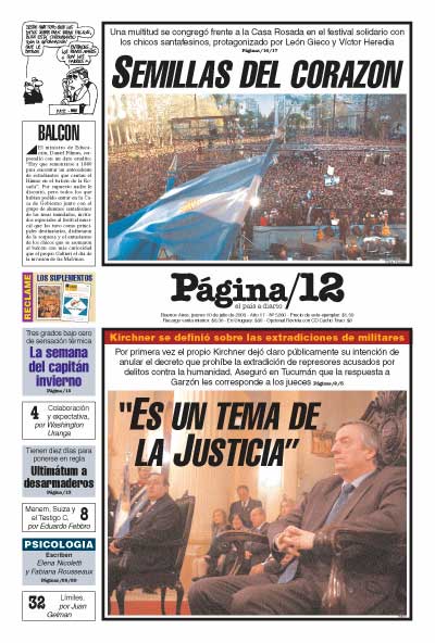 Tapa de la fecha 10-07-2003