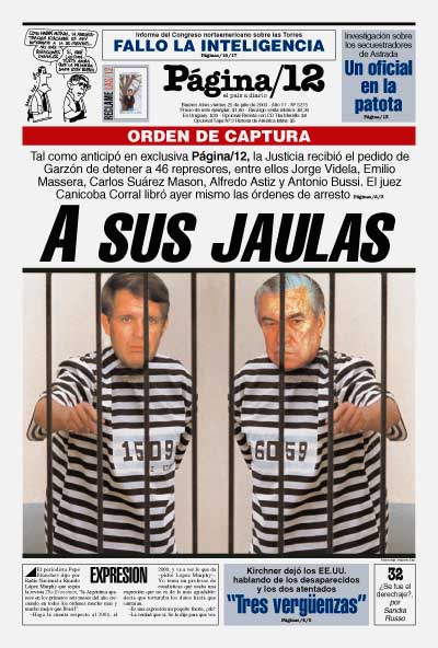 Tapa de la fecha 25-07-2003