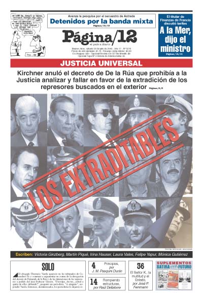 Tapa de la fecha 26-07-2003