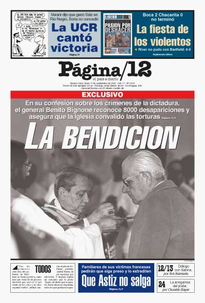 Tapa de la fecha 01-09-2003