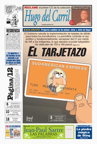 Tapa de la fecha 05-10-2003