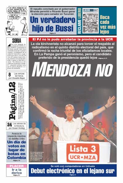 Tapa de la fecha 27-10-2003