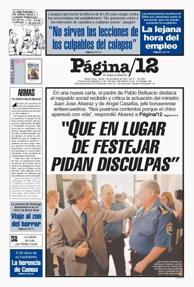 Tapa de la fecha 07-11-2003