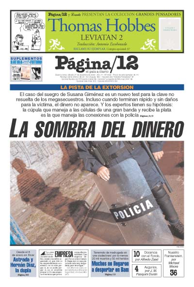 Tapa de la fecha 27-12-2003