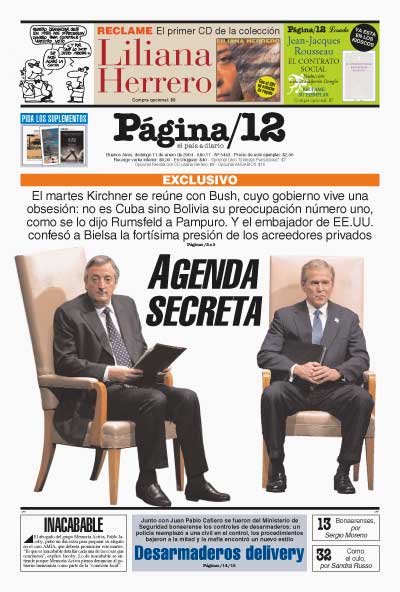 Tapa de la fecha 11-01-2004
