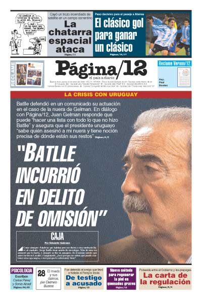 Tapa de la fecha 22-01-2004