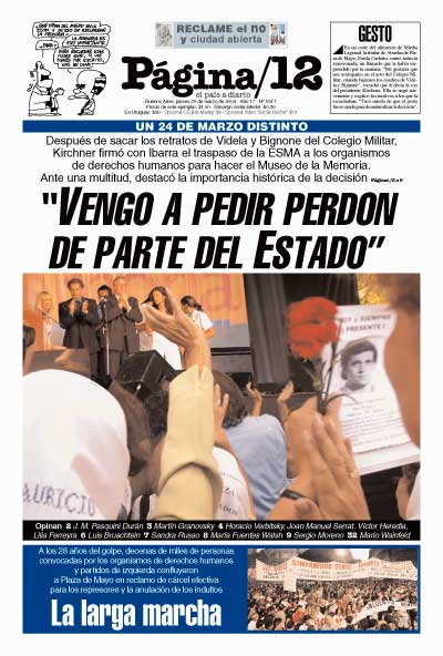 Tapa de la fecha 25-03-2004