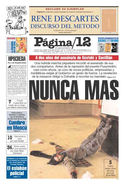 Tapa de la fecha 26-06-2004