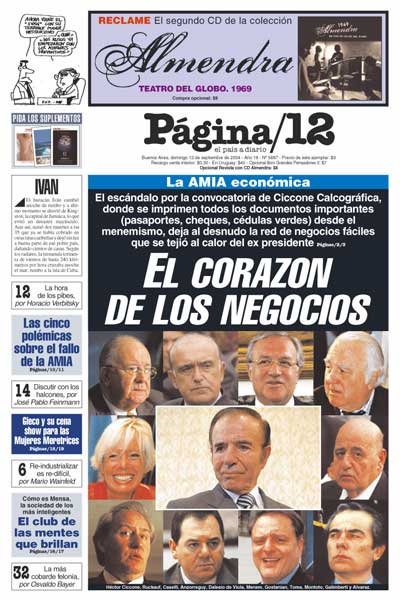 Tapa de la fecha 12-09-2004