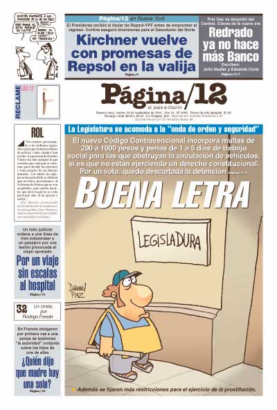 Tapa de la fecha 24-09-2004