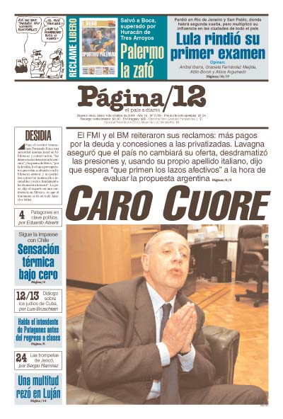 Tapa de la fecha 04-10-2004