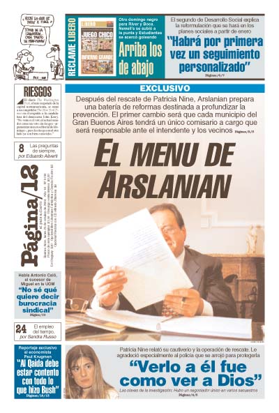 Tapa de la fecha 25-10-2004