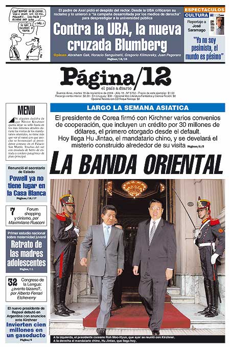 Tapa de la fecha 16-11-2004