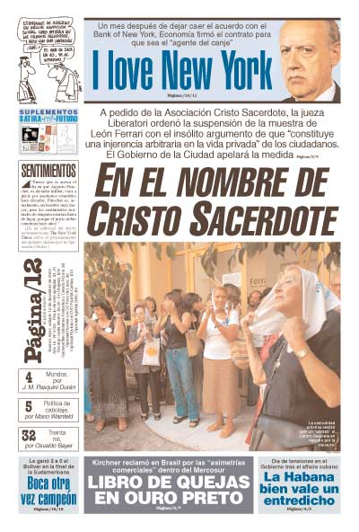 Tapa de la fecha 18-12-2004