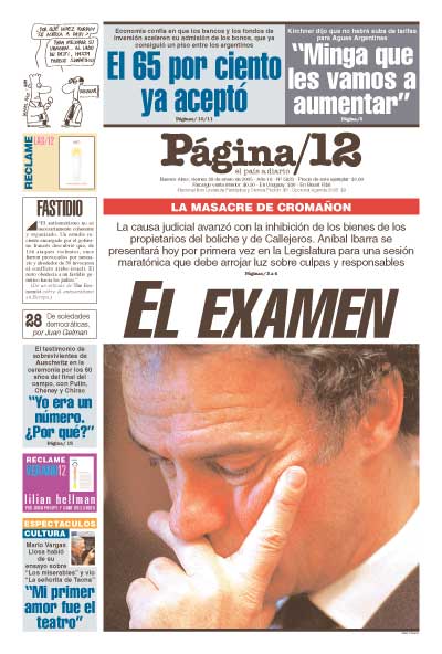 Tapa de la fecha 28-01-2005