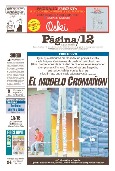 Tapa de la fecha 07-02-2005